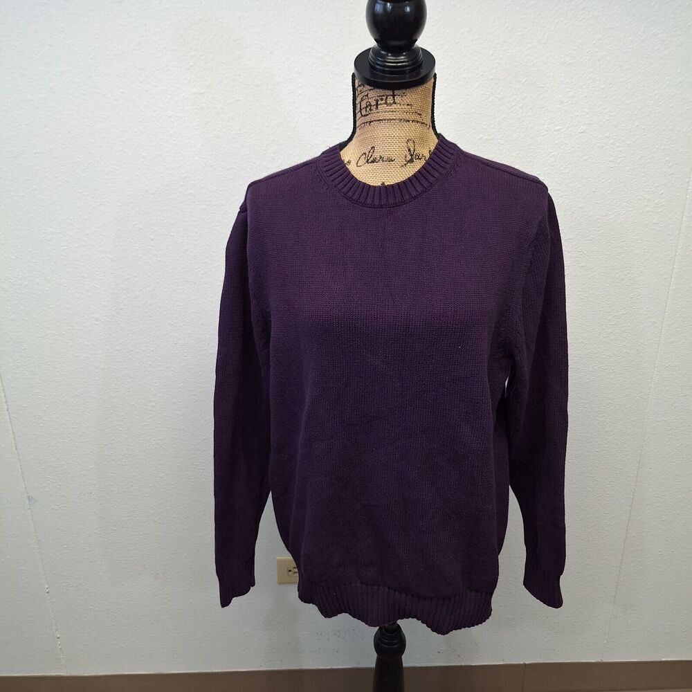 St. John's Bay Purple Crew Neck Sweater